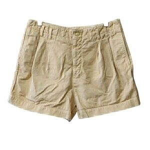 Sport R.T. Relaxed Yellow Hybrid Shorts with Pleated Front Preppy Medium Summer